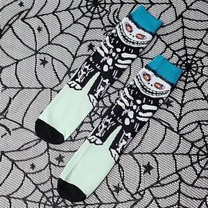 Barrel The Nightmare Before Christmas Halloween Horror Socks Size OS
